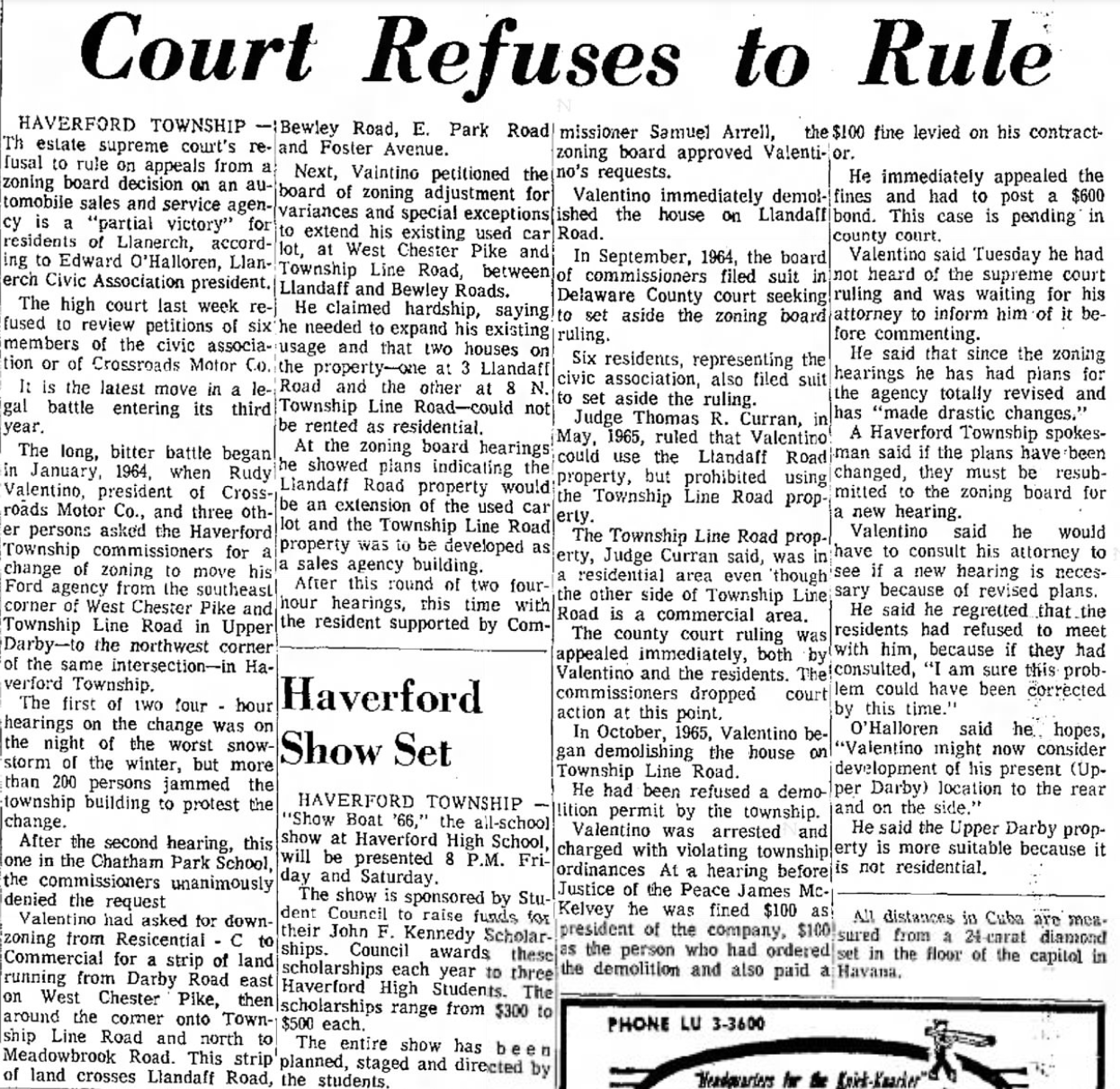 Court Refuses to Rule